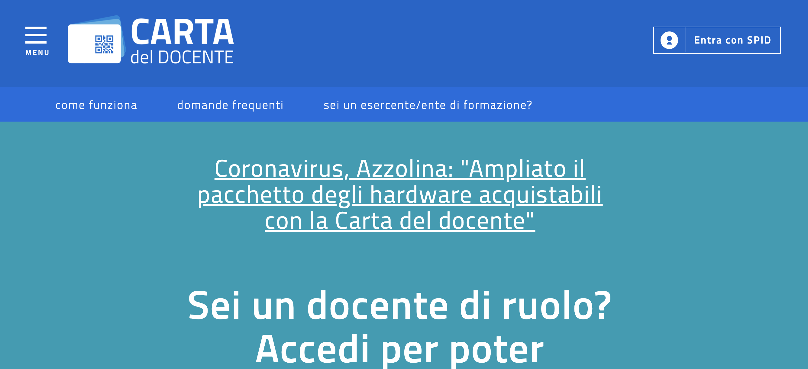 La carta del docente 2020-21 è disponibile, ecco le novità sui nuovi  acquisti possibili - Salvo Amato